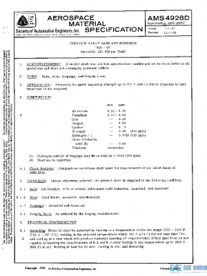 SAE AMS4928D PDF
