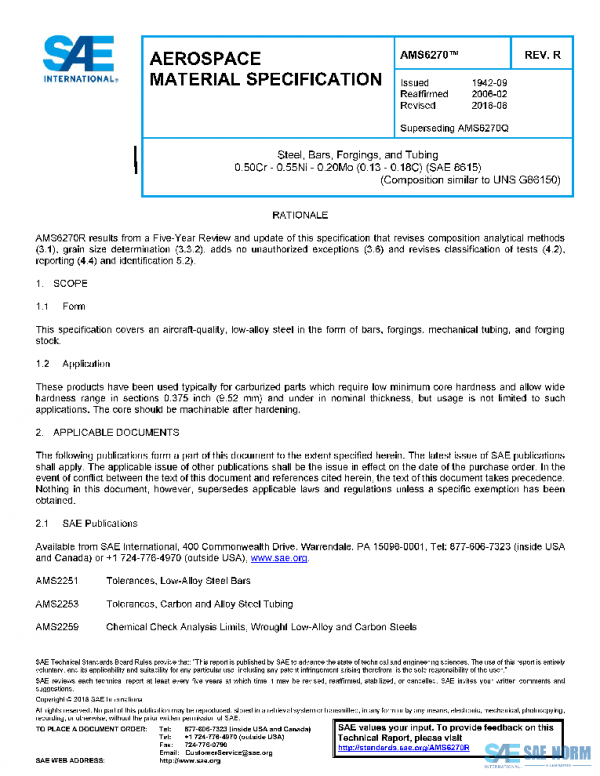 SAE AMS6270R PDF