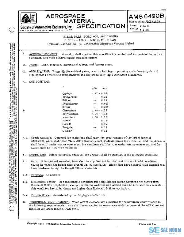 SAE AMS6490B PDF