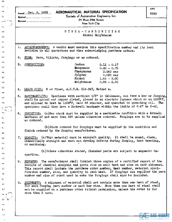 SAE AMS6290 PDF SAE AMS6290 PDF