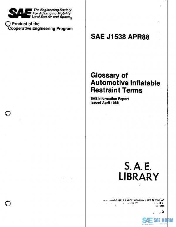 SAE J1538_198804 PDF SAE J1538_198804 PDF