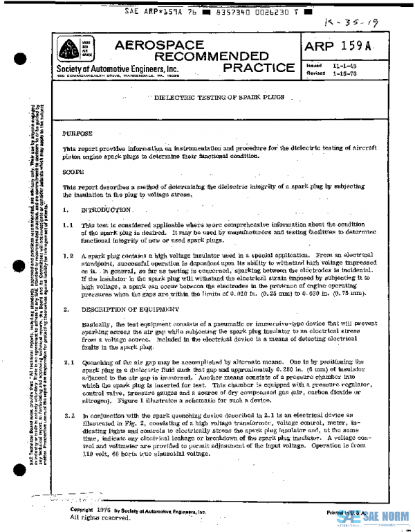 SAE ARP159A PDF
