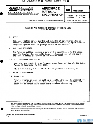 SAE AMS2813E PDF