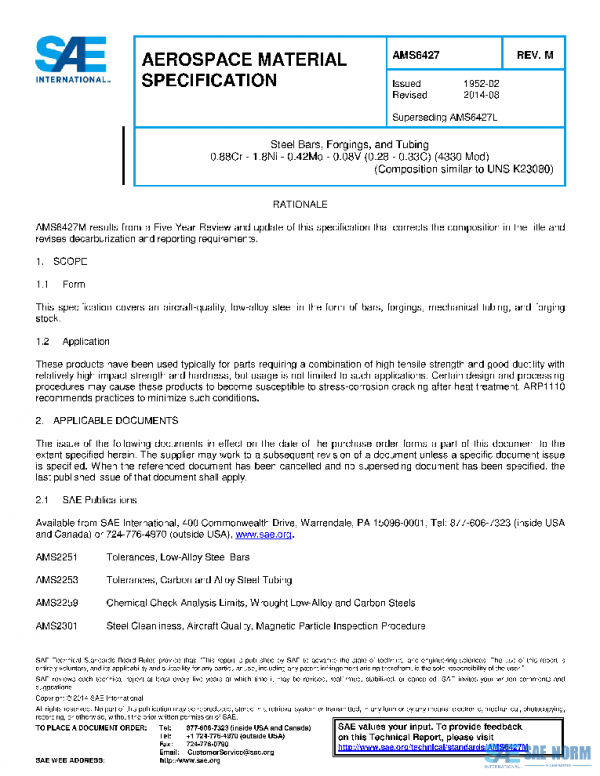 SAE AMS6427M PDF