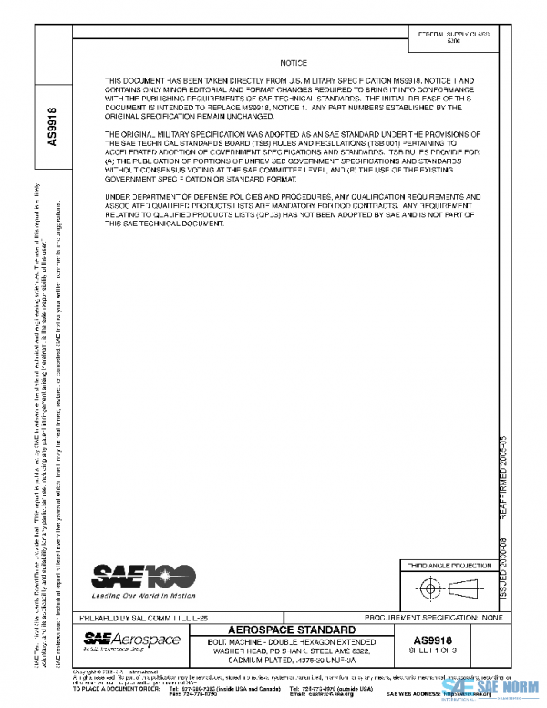 SAE AS9918 PDF