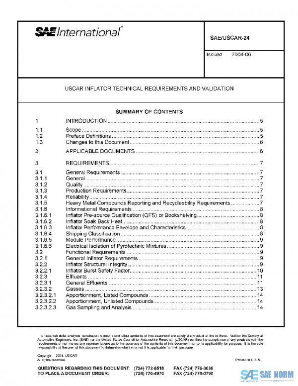 SAE USCAR24 PDF
