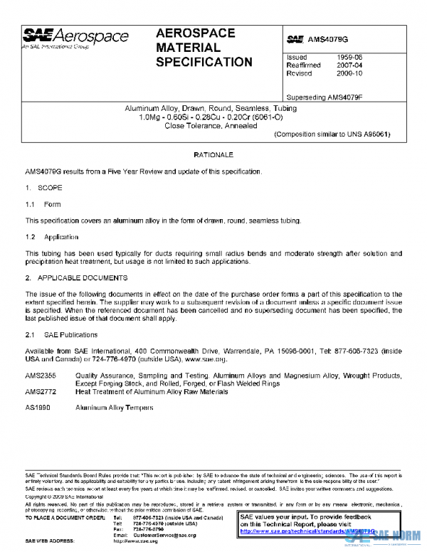 SAE AMS4079G PDF