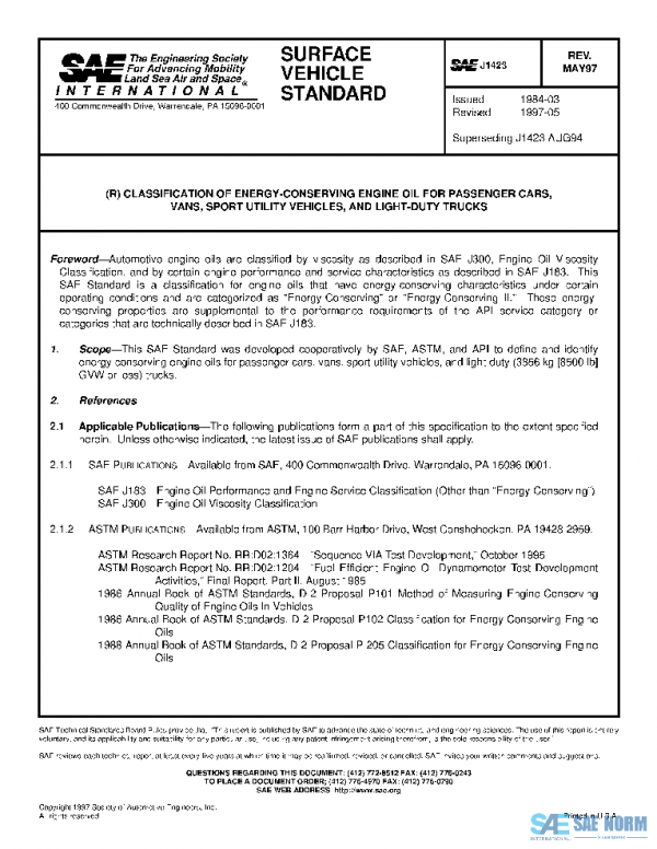 SAE J1423_199705 PDF