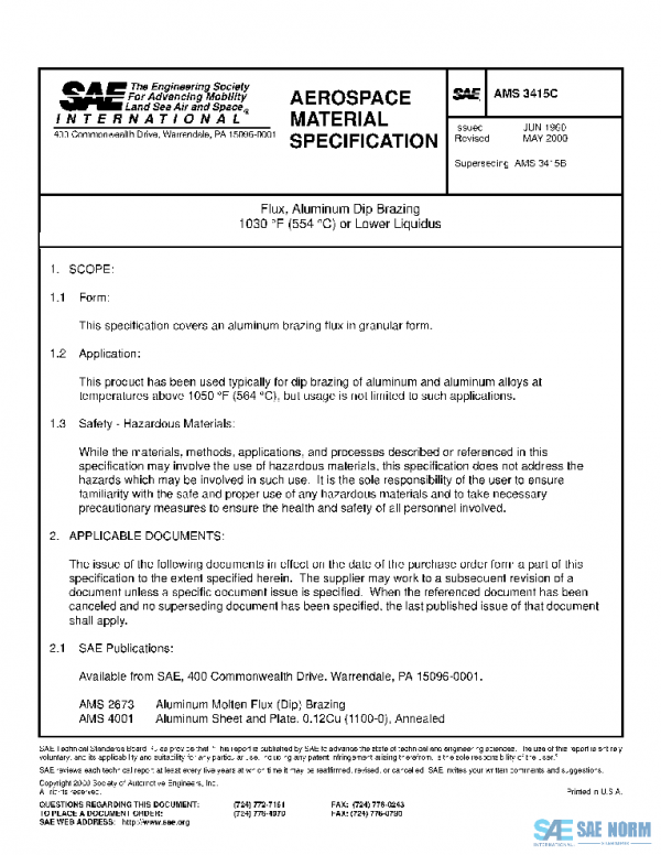 SAE AMS3415C PDF