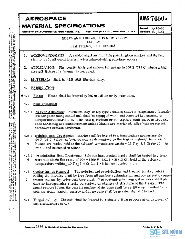 SAE AMS7460A PDF