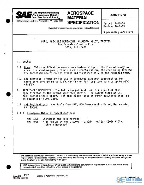 SAE AMS4177B PDF
