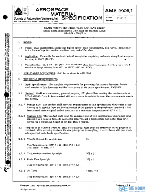 SAE AMS3906/1 PDF SAE AMS3906/1 PDF