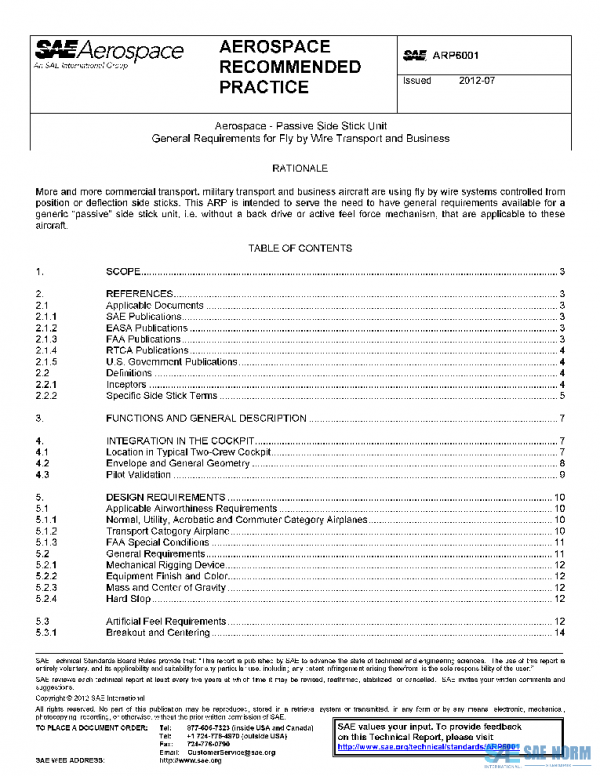 SAE ARP6001 PDF
