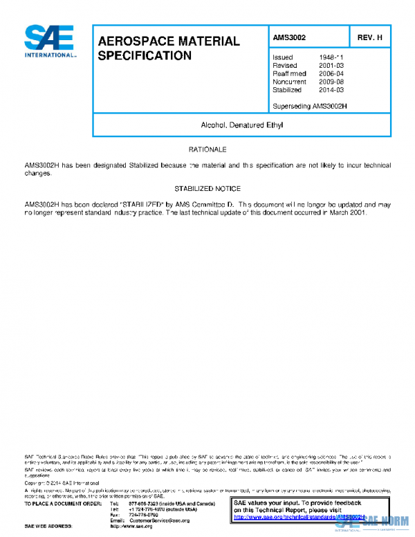 SAE AMS3002H PDF SAE AMS3002H PDF
