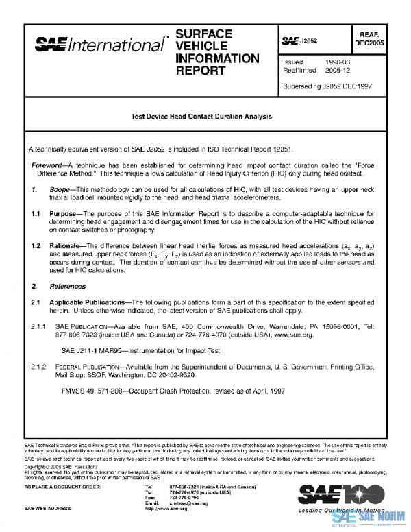 SAE J2052_200512 PDF