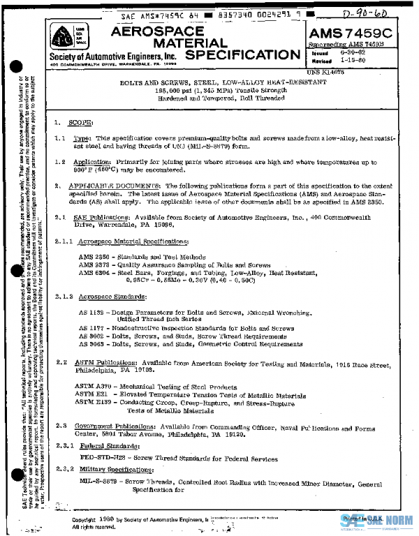 SAE AMS7459C PDF