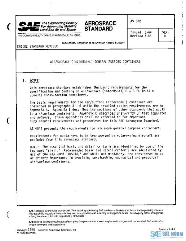 SAE AS832D PDF SAE AS832D PDF