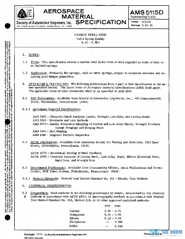 SAE AMS5115D PDF