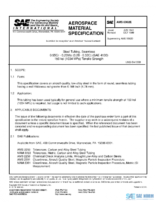 SAE AMS6362E PDF