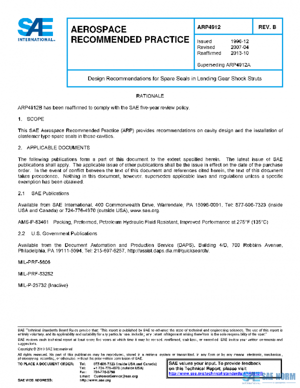 SAE ARP4912B PDF