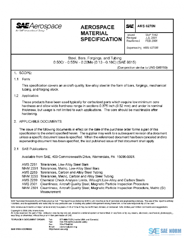 SAE AMS6270N PDF