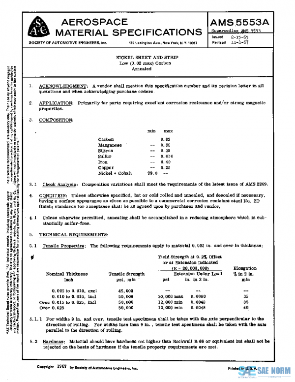 SAE AMS5553A PDF SAE AMS5553A PDF