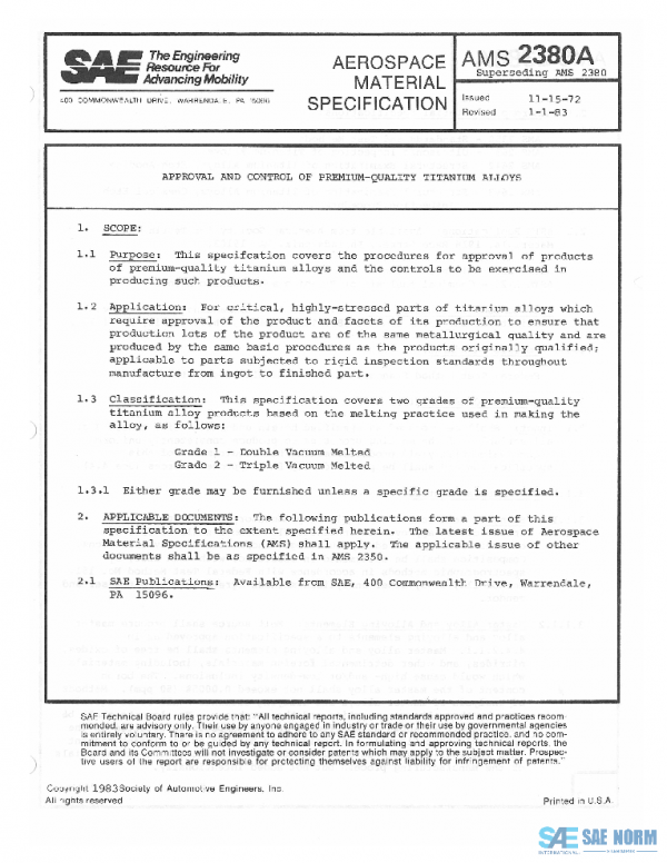 SAE AMS2380A PDF