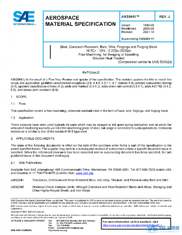 SAE AMS5641J PDF