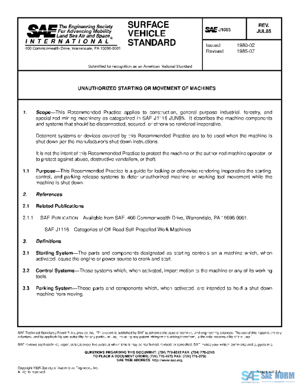 SAE J1083_198507 PDF SAE J1083_198507 PDF