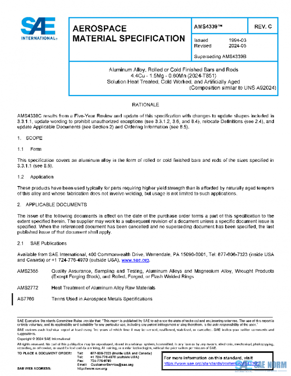 SAE AMS4339C PDF SAE AMS4339C PDF