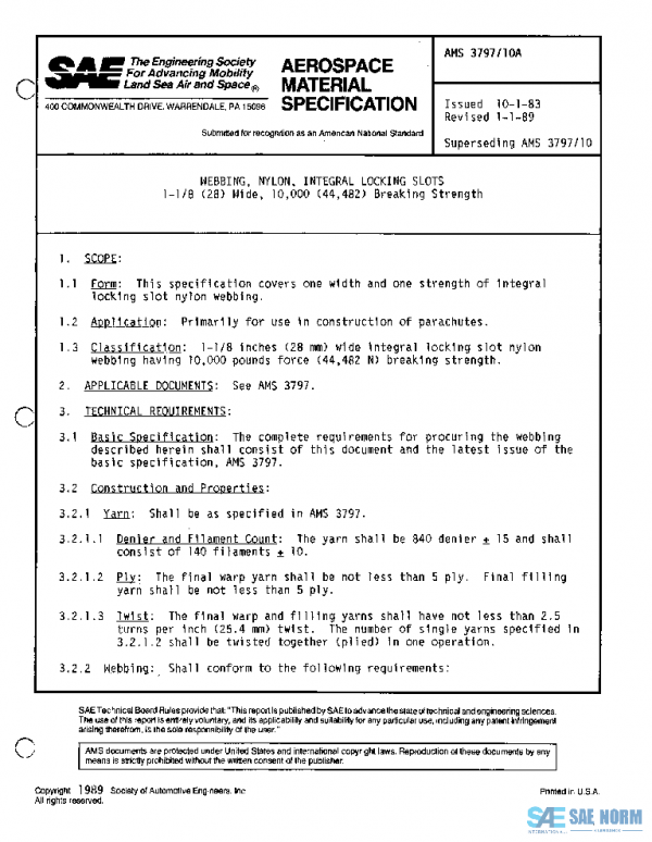 SAE AMS3797/10A PDF
