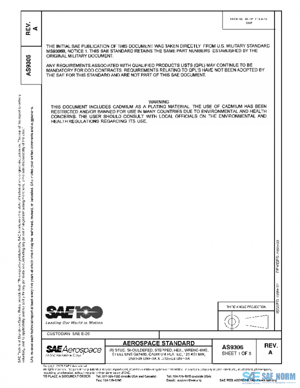 SAE AS9306A PDF