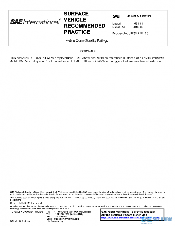 SAE J1289_201303 PDF SAE J1289_201303 PDF