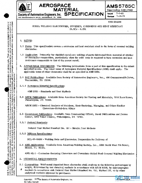 SAE AMS5785C PDF