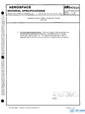 SAE AMS4092A PDF
