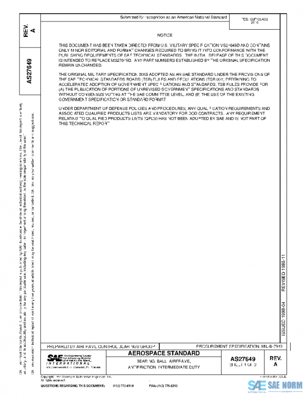 SAE AS27649A PDF