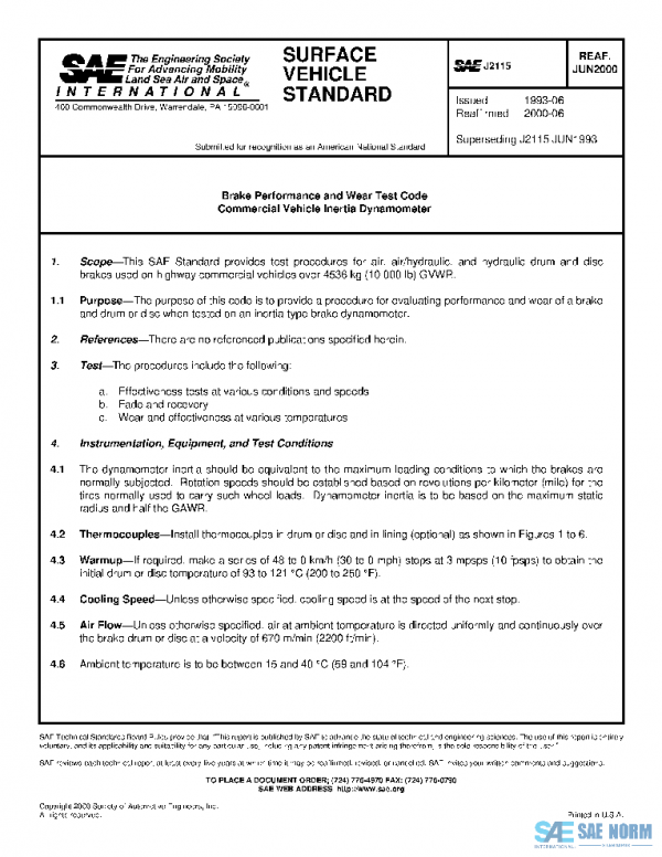 SAE J2115_200006 PDF