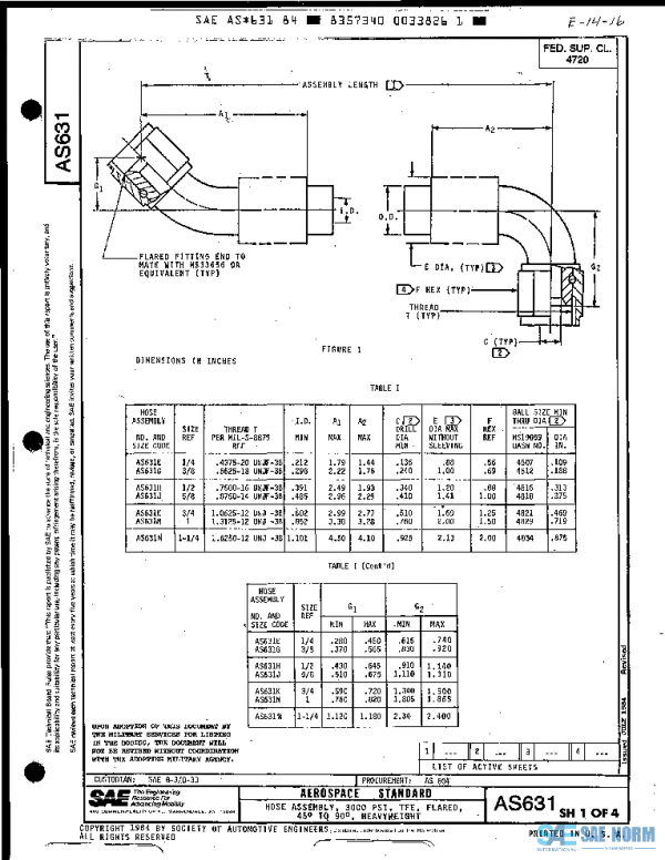 SAE AS631 PDF