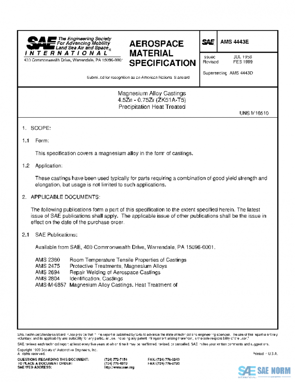 SAE AMS4443E PDF