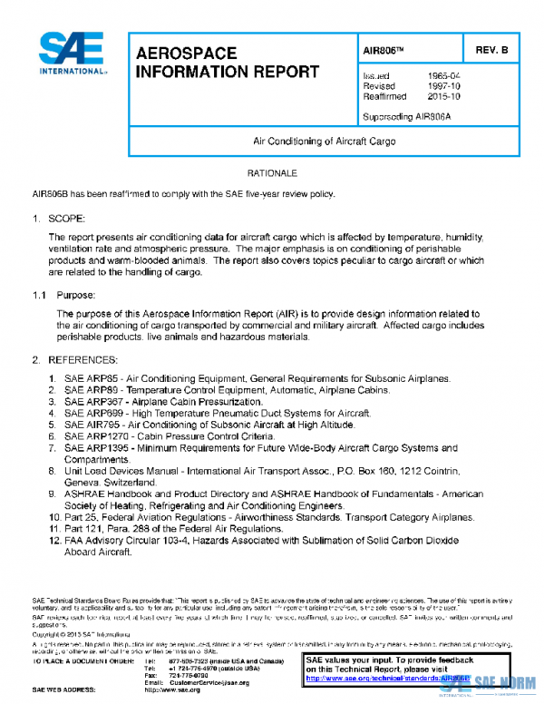 SAE AIR806B PDF