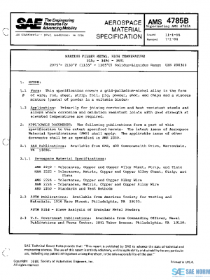 SAE AMS4785B PDF