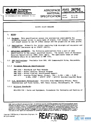 SAE AMS2675E PDF