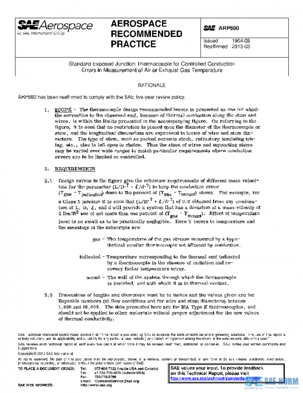 SAE ARP690 PDF