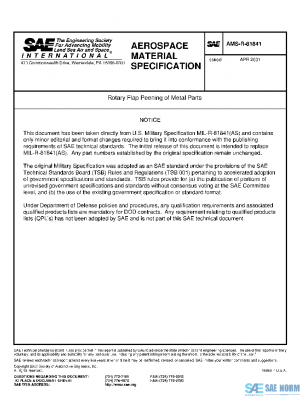 SAE AMSR81841 PDF