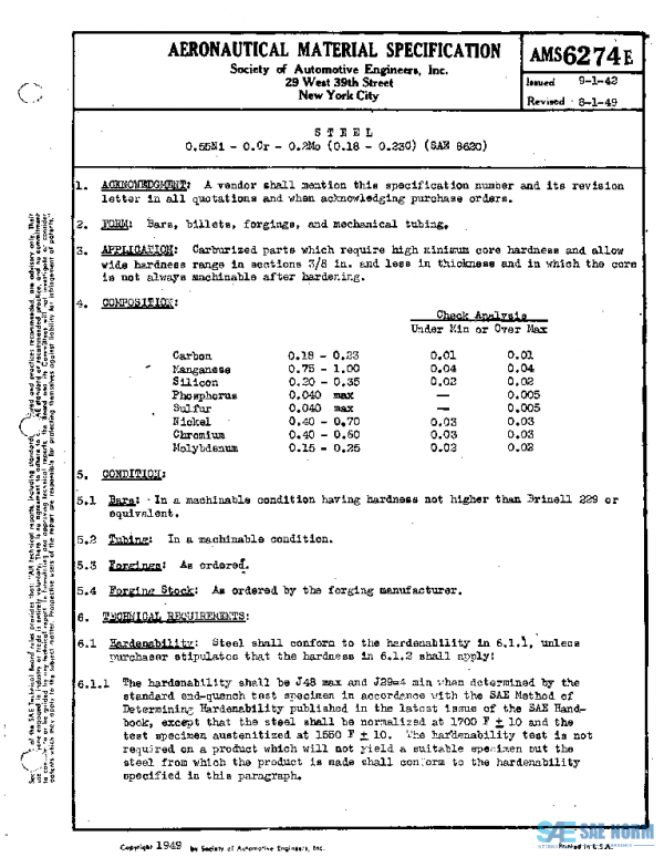 SAE AMS6274E PDF