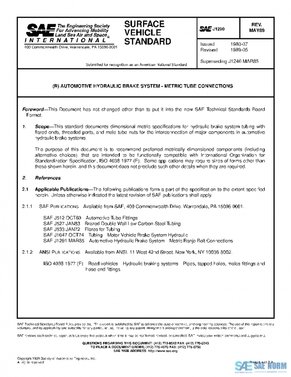 SAE J1290_198905 PDF