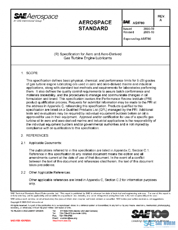 SAE AS5780A PDF