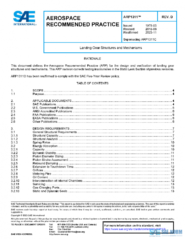 SAE ARP1311D PDF