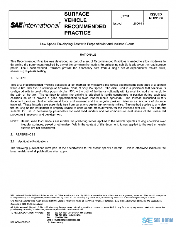 SAE J2731_200611 PDF SAE J2731_200611 PDF