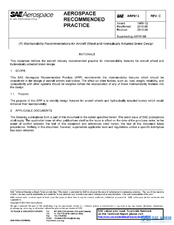 SAE ARP813C PDF